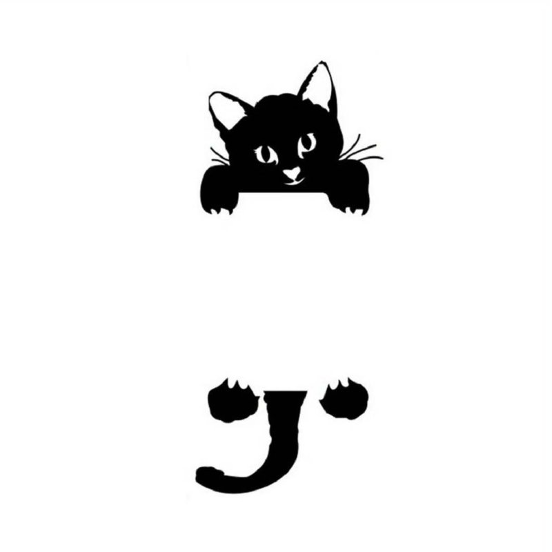 Наклейки на стену кошки