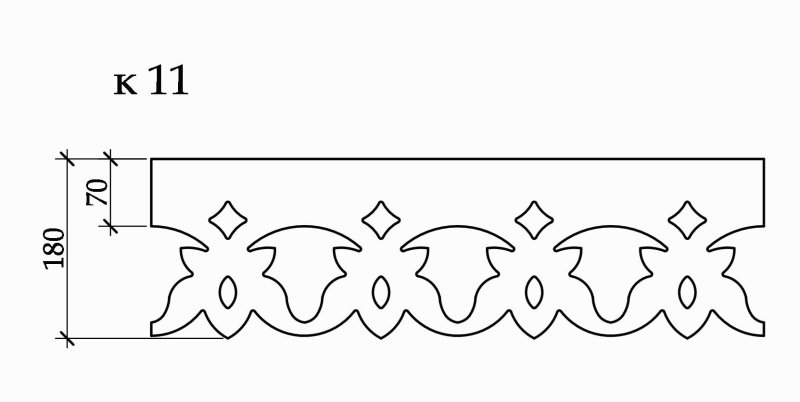 Орнамент для наличника на окна