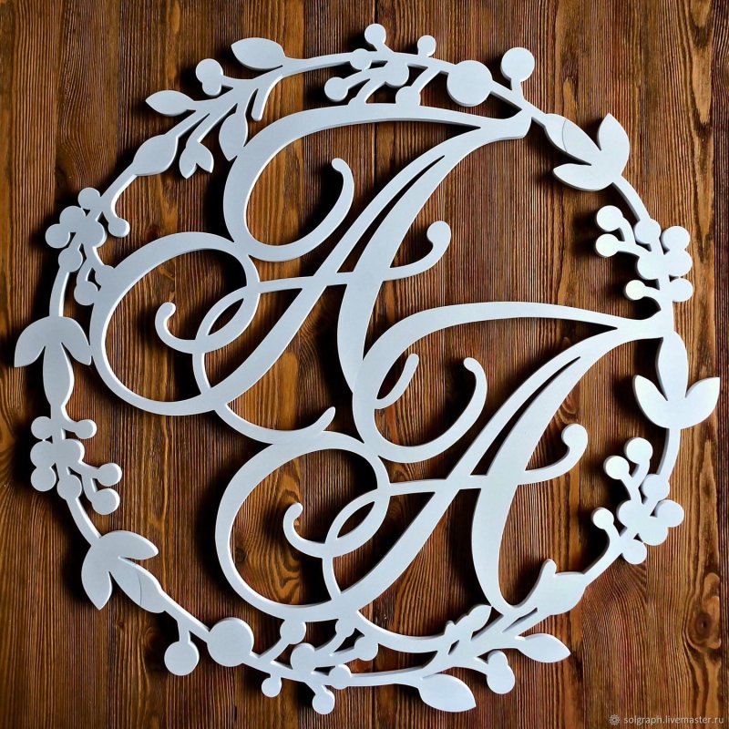 Буквы на свадьбу