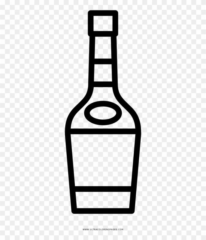 Трафарет бутылки