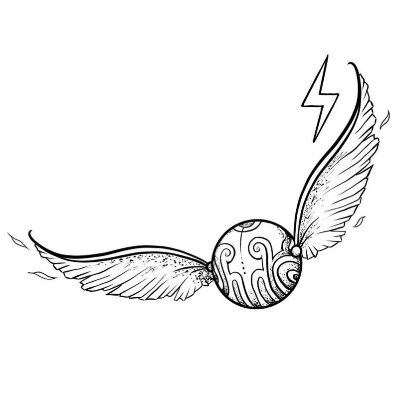 Квиддич Гарри Поттер снитч золотой