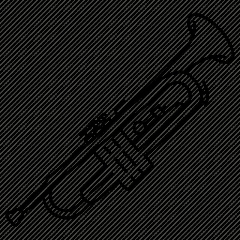 Тромбон раскраска