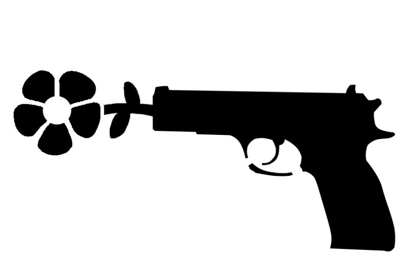 Трафарет пистолета для вырезания