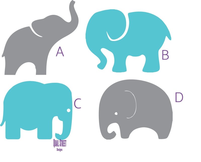 Силуэт слона