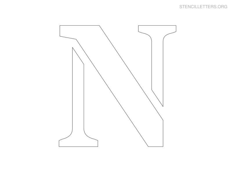 Буквы трафареты для вырезания из бумаги