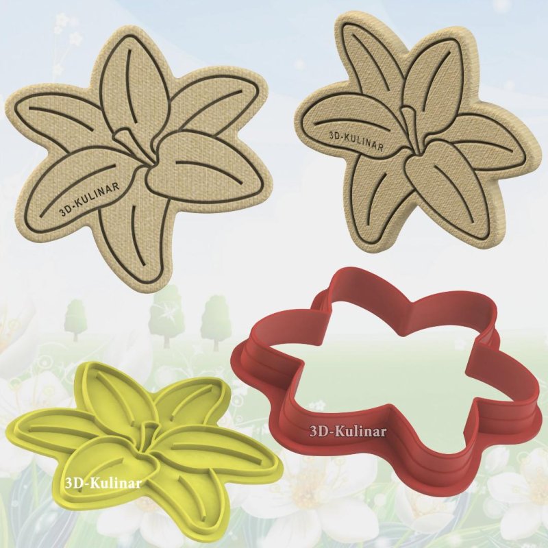 Пряники лилии