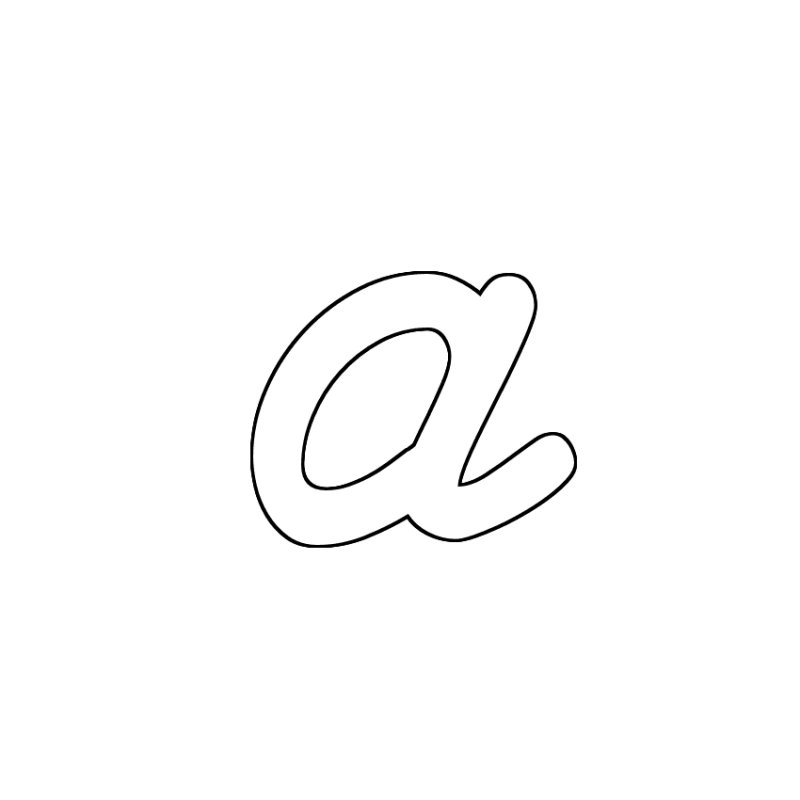 Прописная буква а маленькая