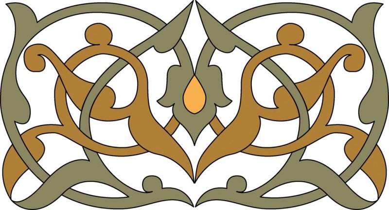 Арабеска Марокко орнамент