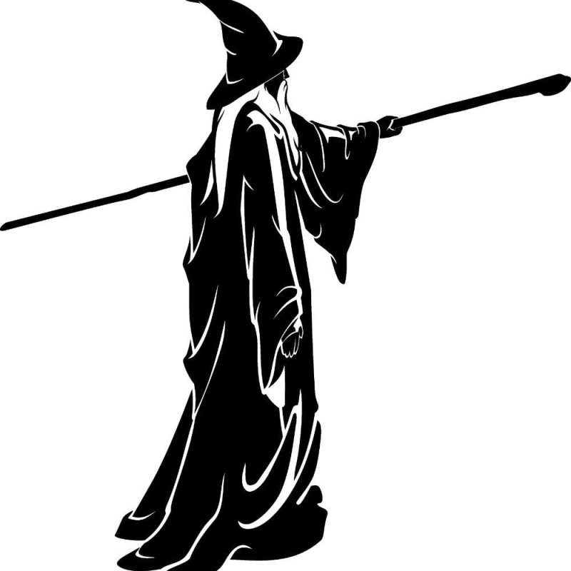 Силуэт волшебника