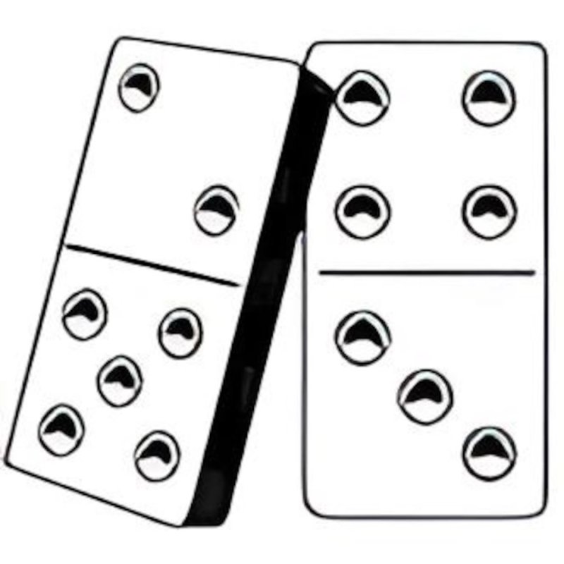 Векторные изображения Домино