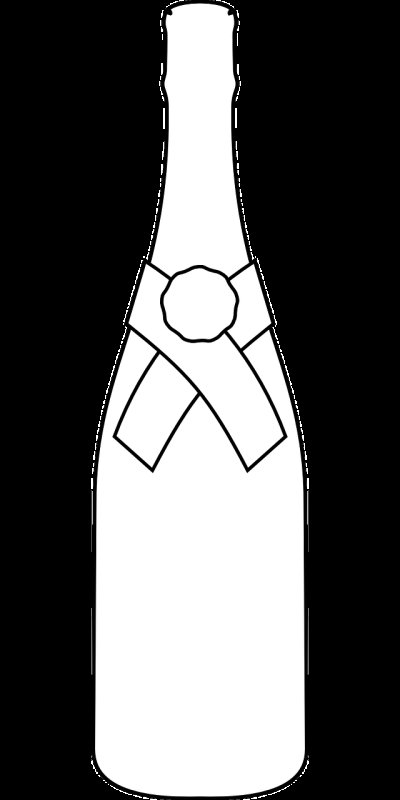 Бутылка шампанского