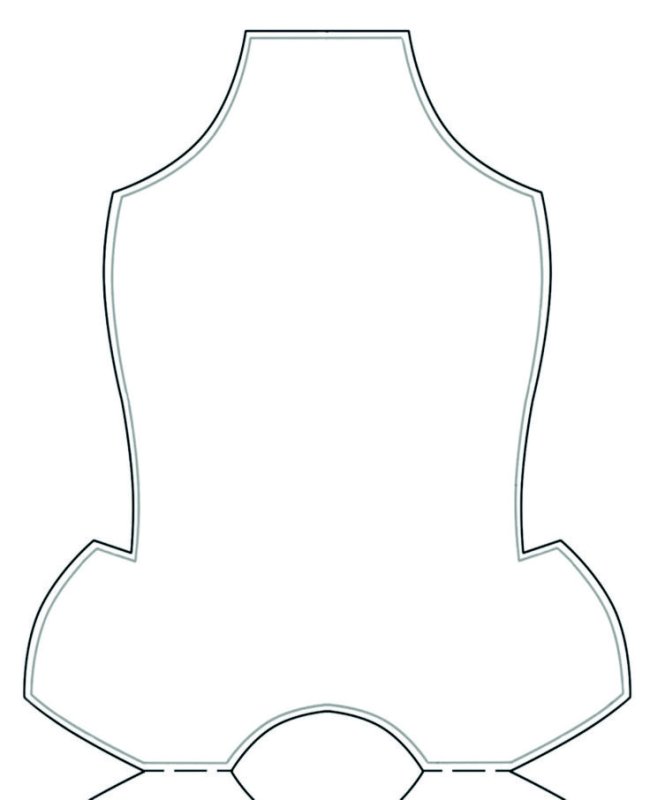 Трафарет боди детского