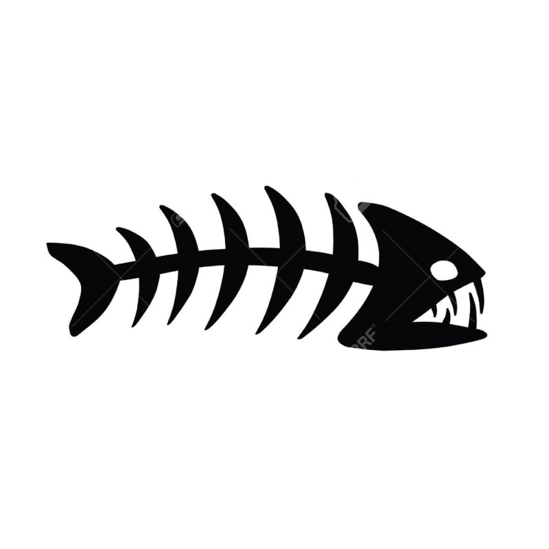 Рыбий скелет Фишбон