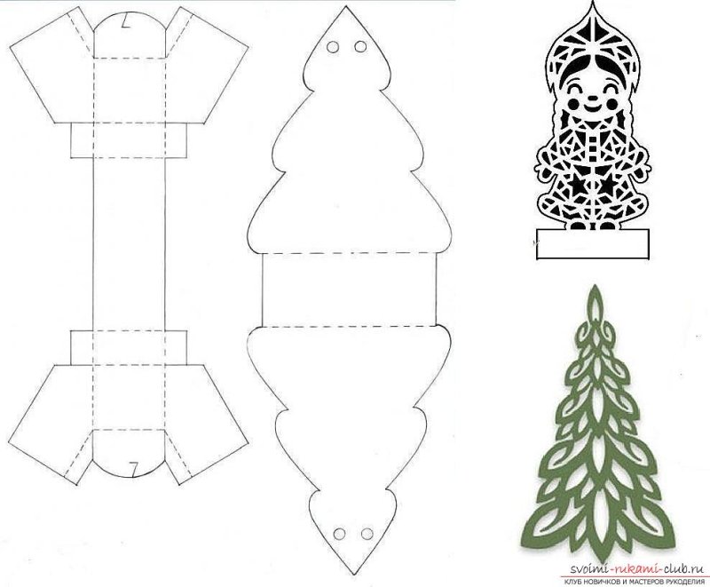 Новогодние поделки своими руками схемы