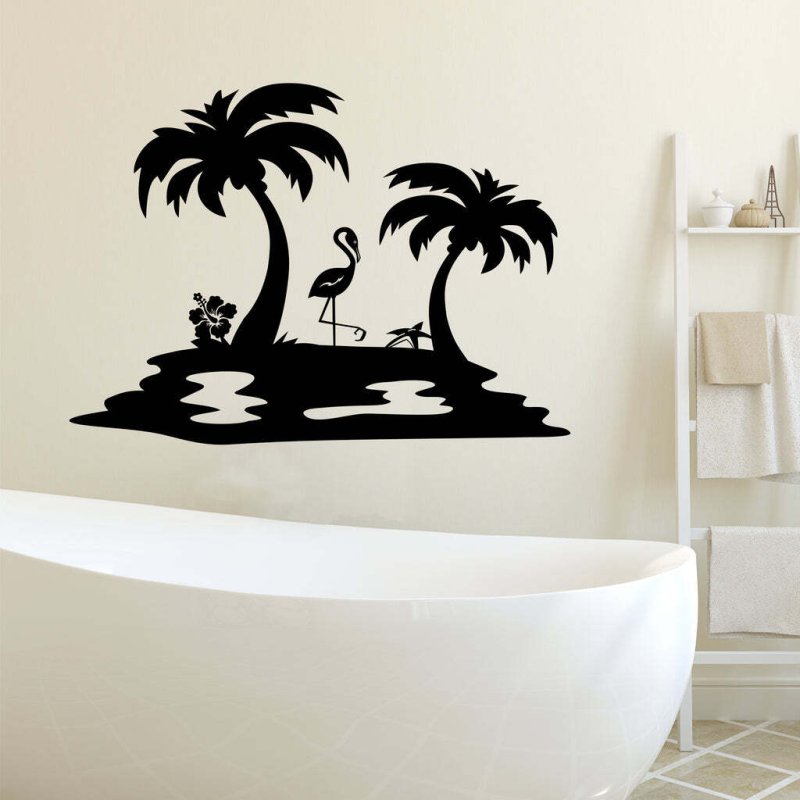 Интерьерные наклейки для ванной