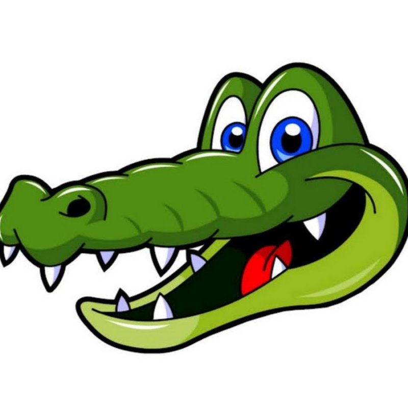 Детская маска крокодила