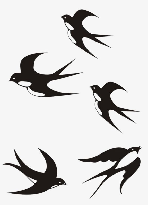 Ласточки для украшения окон