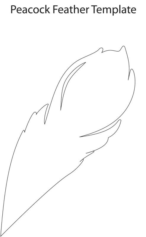 Перо трафарет