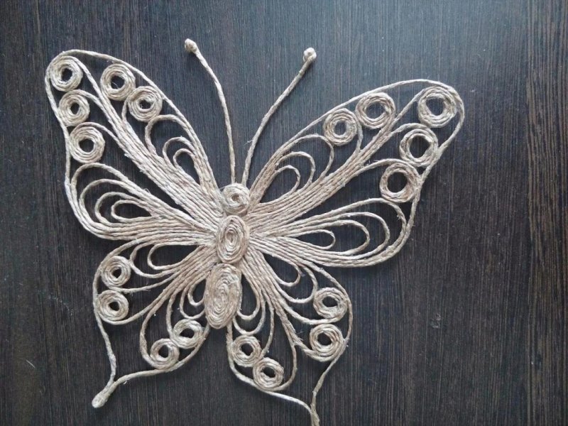 Джутовая филигрань мастер класс Юлии Досяк