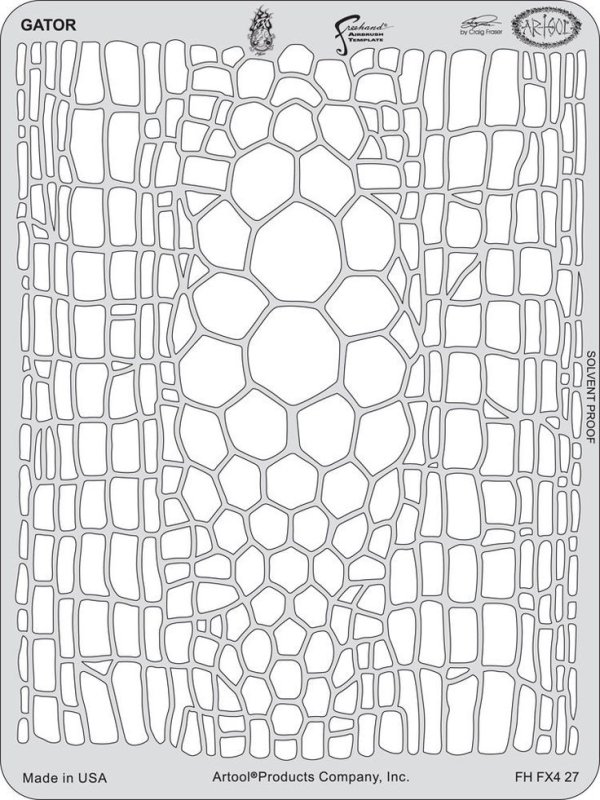 Трафарет кожа крокодила