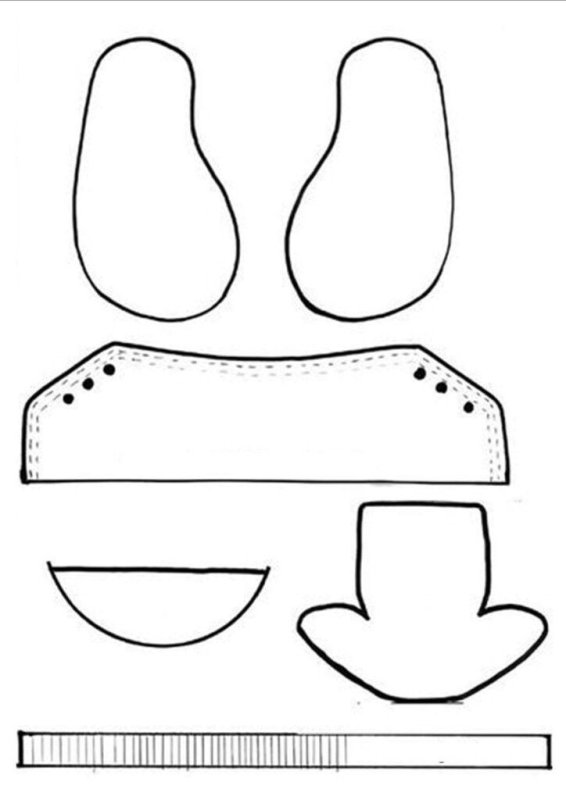 МК обувь для кукол из фоамирана