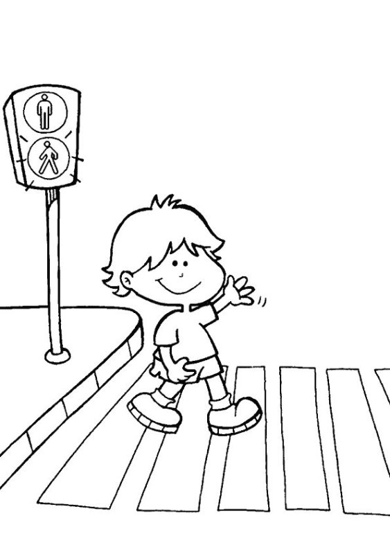 Раскраски по ПДД В ДОУ