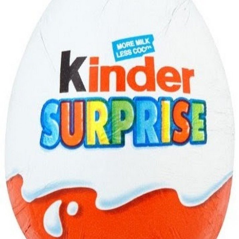 Kinder сюрприз надпись