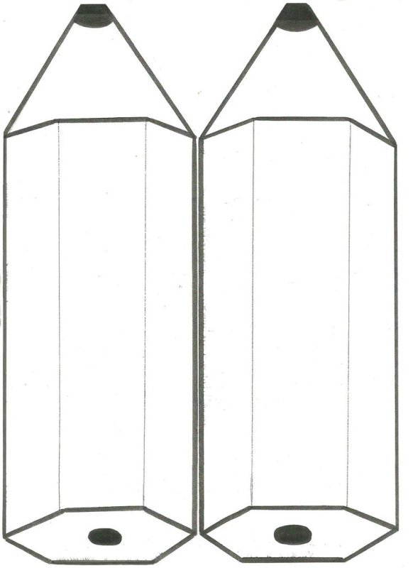 Коробочка в виде карандаша