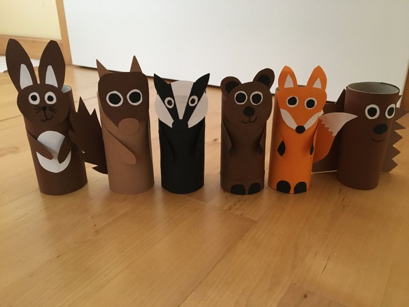 Животные из туалетной втулки