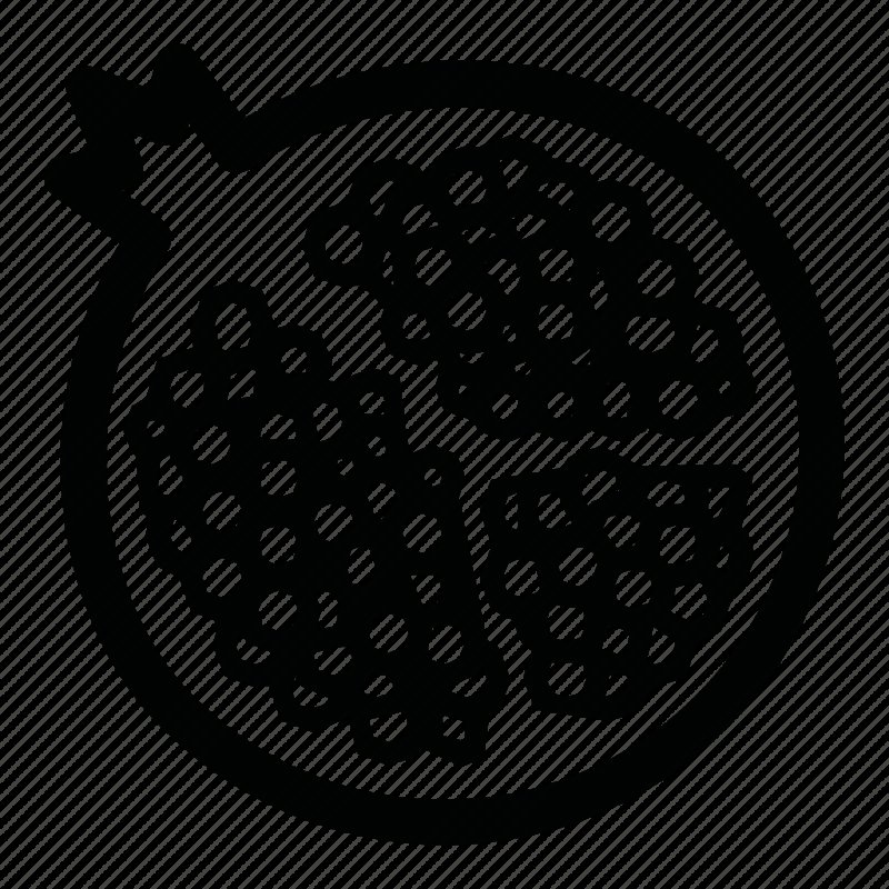 Гранат силуэт