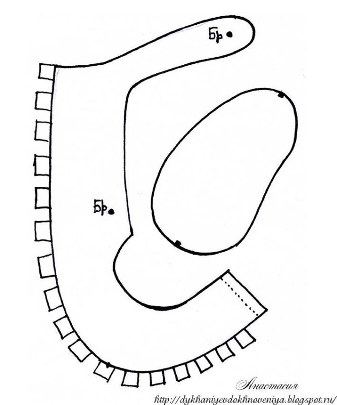 Трафарет пинеток