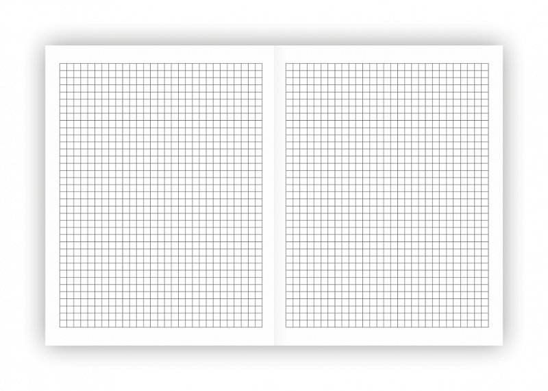 Клетка 5 на 5 см для а4
