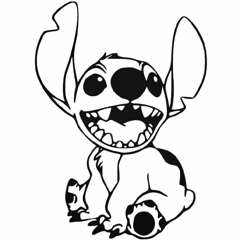 Эскиз Стича для тату