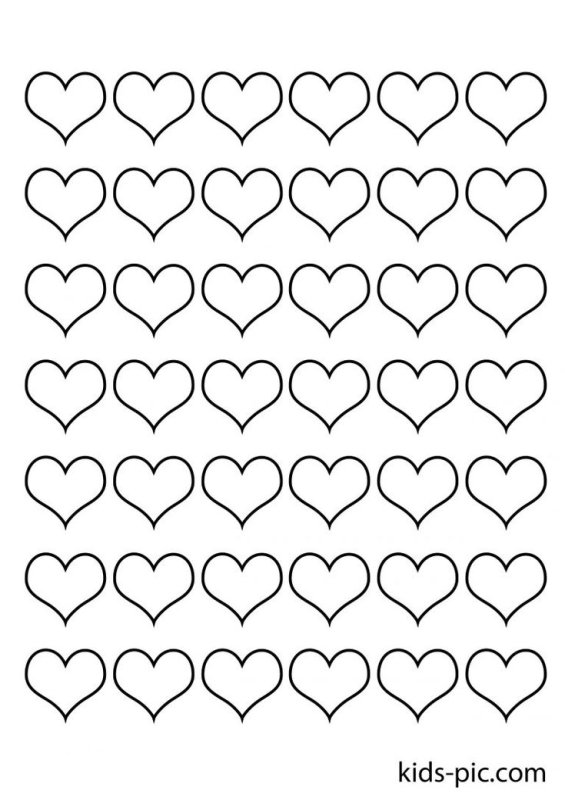 Сердечки для вырезания