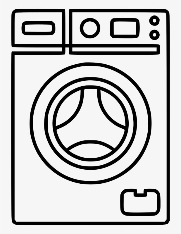 Стиральная машина раскраска для детей