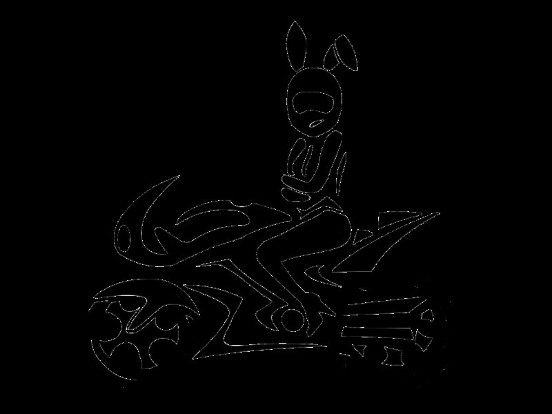 Очертание мотоцикла