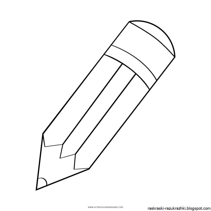 Карандаш трафарет
