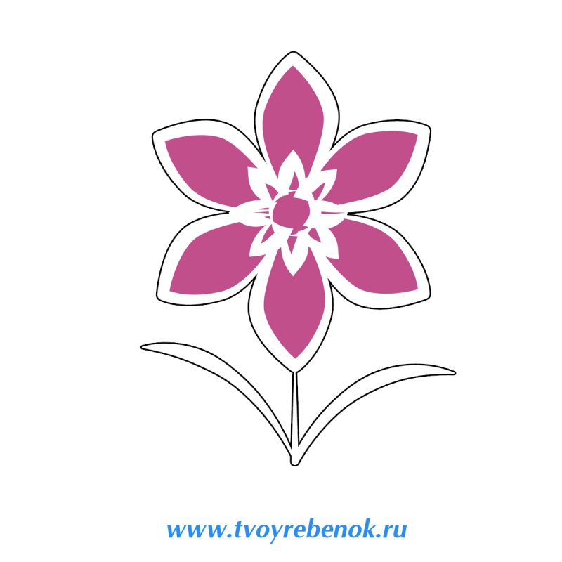 Цветы 3д ручкой трафарет