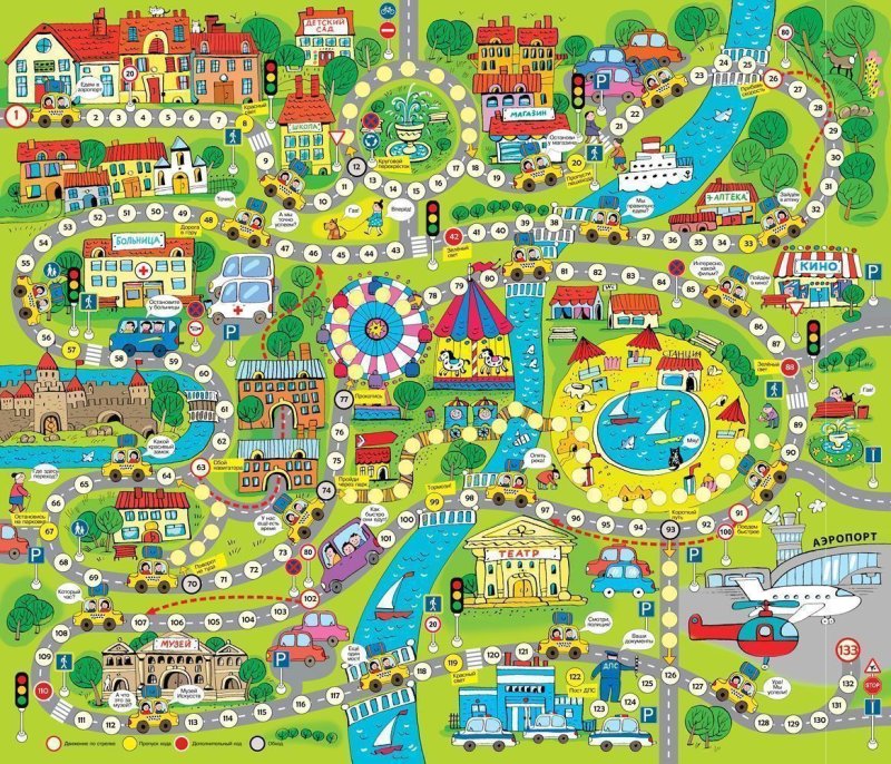 Игра ходилка с кубиком