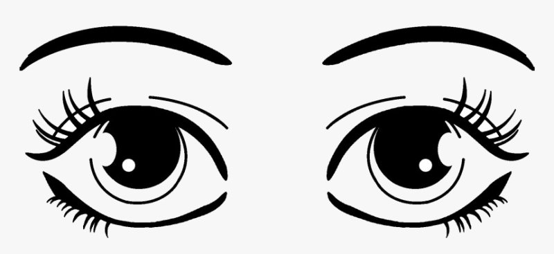 Глаза раскраска для детей