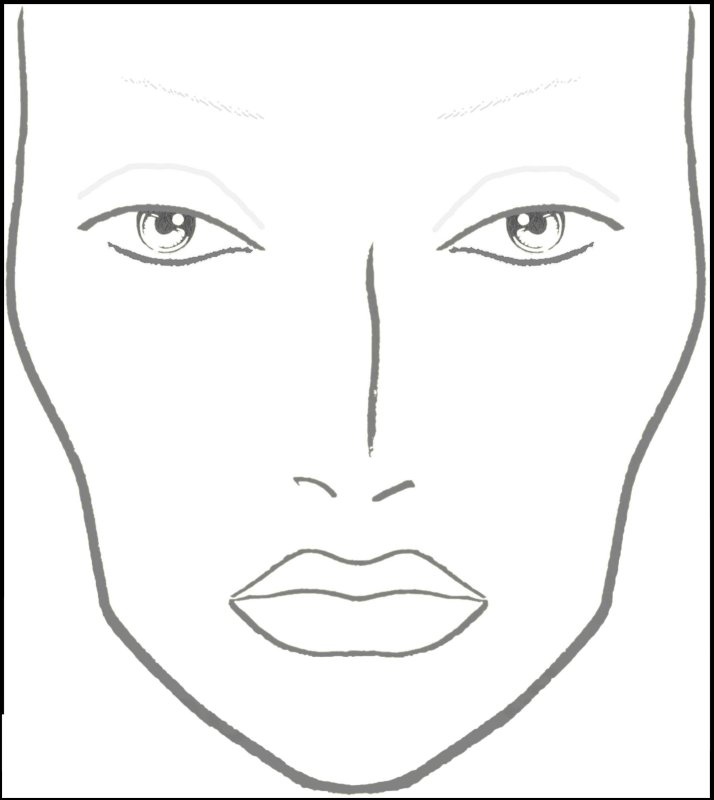 Фейсчарт для визажиста