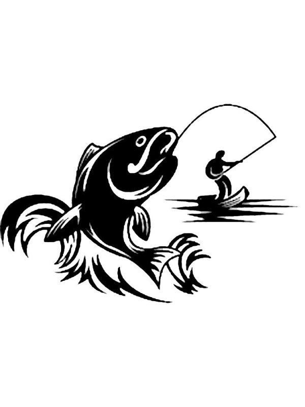 Гравировка рыба