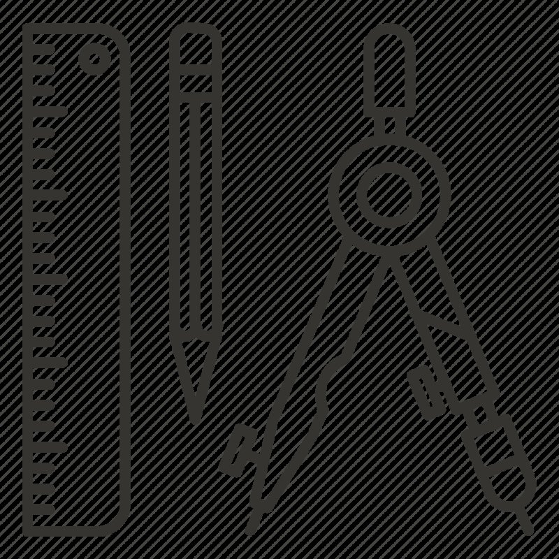 Циркуль с карандашом