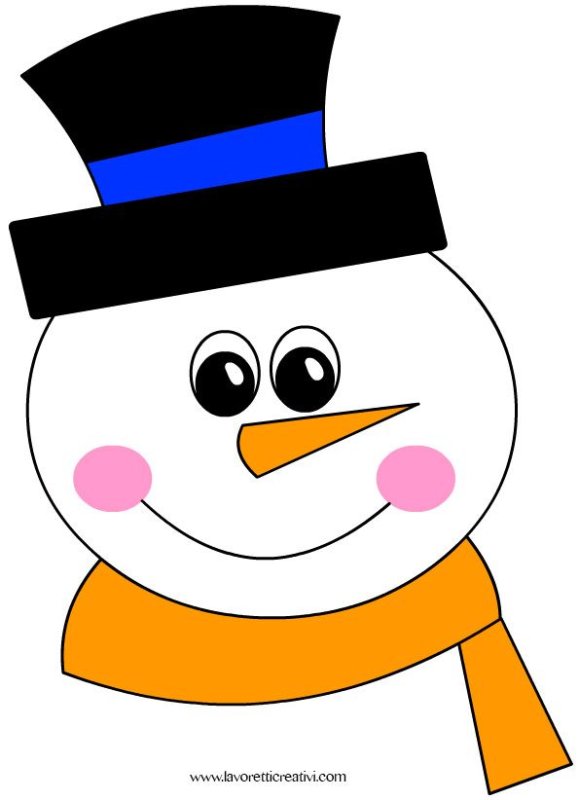 Голова снеговика