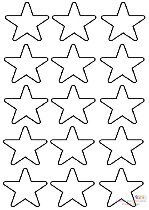 Звезда шаблон