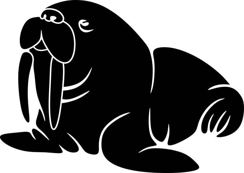 Морж вектор