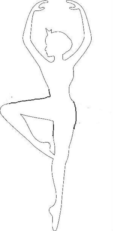 Снежинки балерины из бумаги шаблоны для вырезания