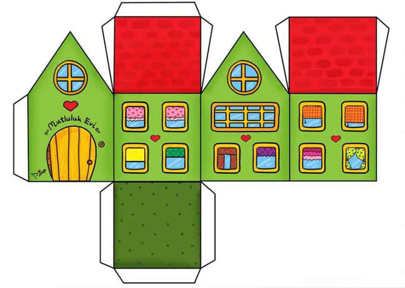 Объемный домик