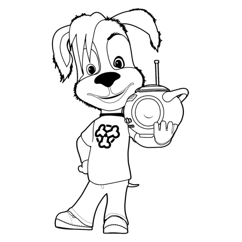 Раскраска Барбоскины дружок