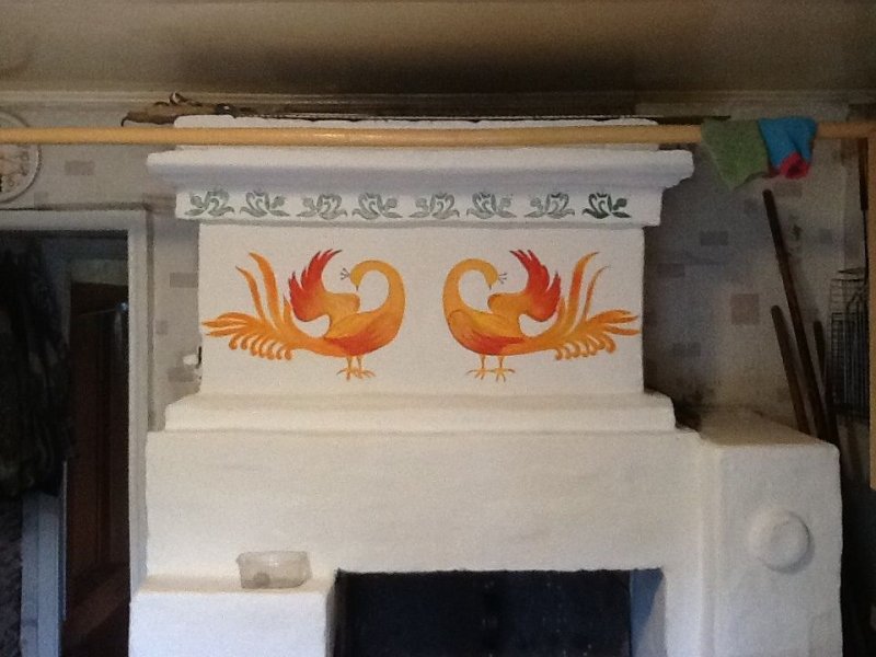 Роспись русской печи